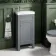 Bermuda Dove Grey Cloakroom Basin Vanity 400mm