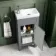 Bermuda Dove Grey Cloakroom Basin Vanity 400mm