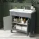 Bermuda Dove Grey Basin Vanity 800mm