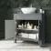 Bermuda Dove Grey Vanity With Oval Counter Top Basin 800mm