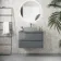 Corsica Storm Grey Wall Hung Drawer Vanity 800mm