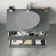Corsica Storm Grey Wall Hung Drawer Vanity 800mm