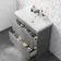 Trent Stone Grey Basin Drawer Vanity 800mm