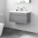 Trent Stone Grey Wall Hung Basin Drawer Vanity 800mm