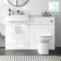 Harper Gloss White Combination Vanity Basin and Aruba Toilet 1200mm