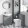 Quartz Stone Grey with Semi Recessed Basin 650mm
