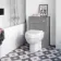 Quartz Stone Grey Back To Wall Unit and Seattle Toilet