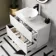 Austin Gloss White Wall Hung Drawer Vanity with Marble Top & Round Counter Top Basin 800mm