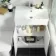 Avon Gloss White Combination Vanity Basin and Miami Toilet 1100mm