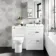 Avon Gloss White Combination Basin Drawer and Aruba Toilet 1100mm