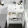 Avon Gloss White Basin Vanity and Back To Wall Unit 1100mm - Right Handed