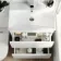 Trent Gloss White Combination Basin Drawer and Miami Toilet 1100mm