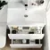 Trent Gloss White Combination Basin Drawer and Atlanta Toilet 1100mm