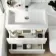 Trent Gloss White Combination Basin Drawer and Atlanta Toilet 1100mm - Left Handed