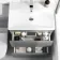 Trent Stone Grey Combination Basin Drawer and Aruba Toilet 1100mm
