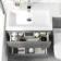 Trent Stone Grey Combination Basin Drawer and Atlanta Toilet 1100mm - Left Handed