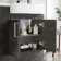 Harper Charcoal Elm Combination Vanity Basin and Aruba Toilet 1200mm - Right Handed