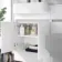Foster Gloss White Basin Vanity and Back To Wall Toilet Unit 1200mm