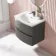 Bali Tungsten Grey Wall Hung Basin Drawer Vanity 600mm