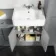 Monaco Dove Grey Combination Vanity Basin and Seattle Toilet 1500mm