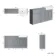 Monaco Dove Grey Combination Vanity Traditional Basin 1500mm (Excludes Pan & Cistern)