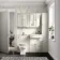 Monaco Chalk White Vanity Traditional Basin with Marble Top 1200mm (Excludes Pan & Cistern)