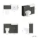 Monaco Graphite Grey Combination Vanity Traditional Basin and Seattle Toilet 1200mm