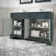 Lucia Inky Blue Double Vanity with Marble Top & Undermount Basins 1200mm