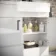 Harper Gloss White Basin Vanity and Back To Wall Toilet Unit 1200mm - Black Accents - Right Handed