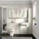 Monaco Chalk White Vanity Traditional Basin with Marble Top 1500mm (Excludes Pan & Cistern)