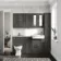 Monaco Graphite Grey Vanity Traditional Basin with Marble Top 1500mm (Excludes Pan & Cistern)