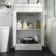 Avon Gloss White Combination Vanity Basin and Boston Toilet 1000mm