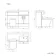 Harper Gloss White Combination Vanity Basin and Boston Toilet 1200mm - Right Handed