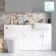 Harper Gloss White Combination Vanity Basin with Marble Top & Boston Toilet 1500mm