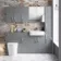 Harper Stone Grey Combination Vanity Basin and Boston Toilet 1500mm