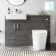 Harper Charcoal Elm Combination Vanity Basin and Boston Toilet 1200mm
