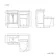 Bermuda Graphite Grey Combination Vanity Basin and Boston Toilet 1100mm