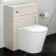 Traditional Chalk White Back To Wall Unit and Boston Toilet