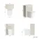 Traditional Chalk White Back To Wall Unit and Boston Toilet