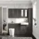 Monaco Graphite Grey Combination Vanity Basin with Marble Top and Boston Toilet 1500mm