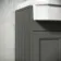 Monaco Graphite Grey Combination Vanity Traditional Basin and Hudson Toilet with Wooden Seat 1500mm