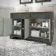 Lucia Graphite Grey Double Vanity Oak Effect Top & Oval Counter Top Basin 1200mm - Brass Accents