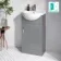 Quartz Stone Grey Cloakroom Vanity with Semi Recessed Basin 450mm