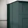 Lucia Midnight Green Double Vanity with Marble Top & Undermount Basins 1200mm - Knurled Handles
