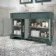Lucia Midnight Green Double Vanity Marble Top & Round Counter Top Basin 1200mm - Knurled Handles