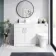 Mersey Gloss White Combination Vanity Basin and Miami Toilet 1300mm