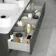 Corsica Tungsten Grey Wall Hung Drawer Vanity with Marble Top & Marin Basin 1200mm