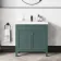 Bermuda Midnight Green Basin Vanity 800mm