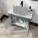 Bermuda Midnight Green Cabinet with Marble Top 800mm - Excludes Counter Top Basin