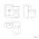 Quartz Gloss White Combination Vanity Basin and Denver Toilet 1050mm